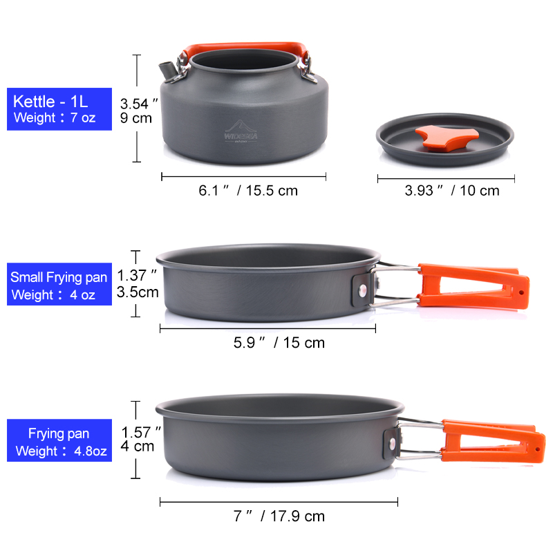 Widesea Camping Outdoor Cookwa – обзор и цена Camping Cooking Full Set