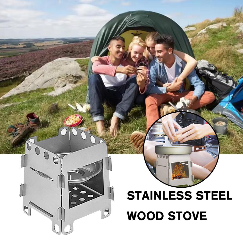 Folding Camping Wood Stove Por – обзор и цена Camping Cooking Heater