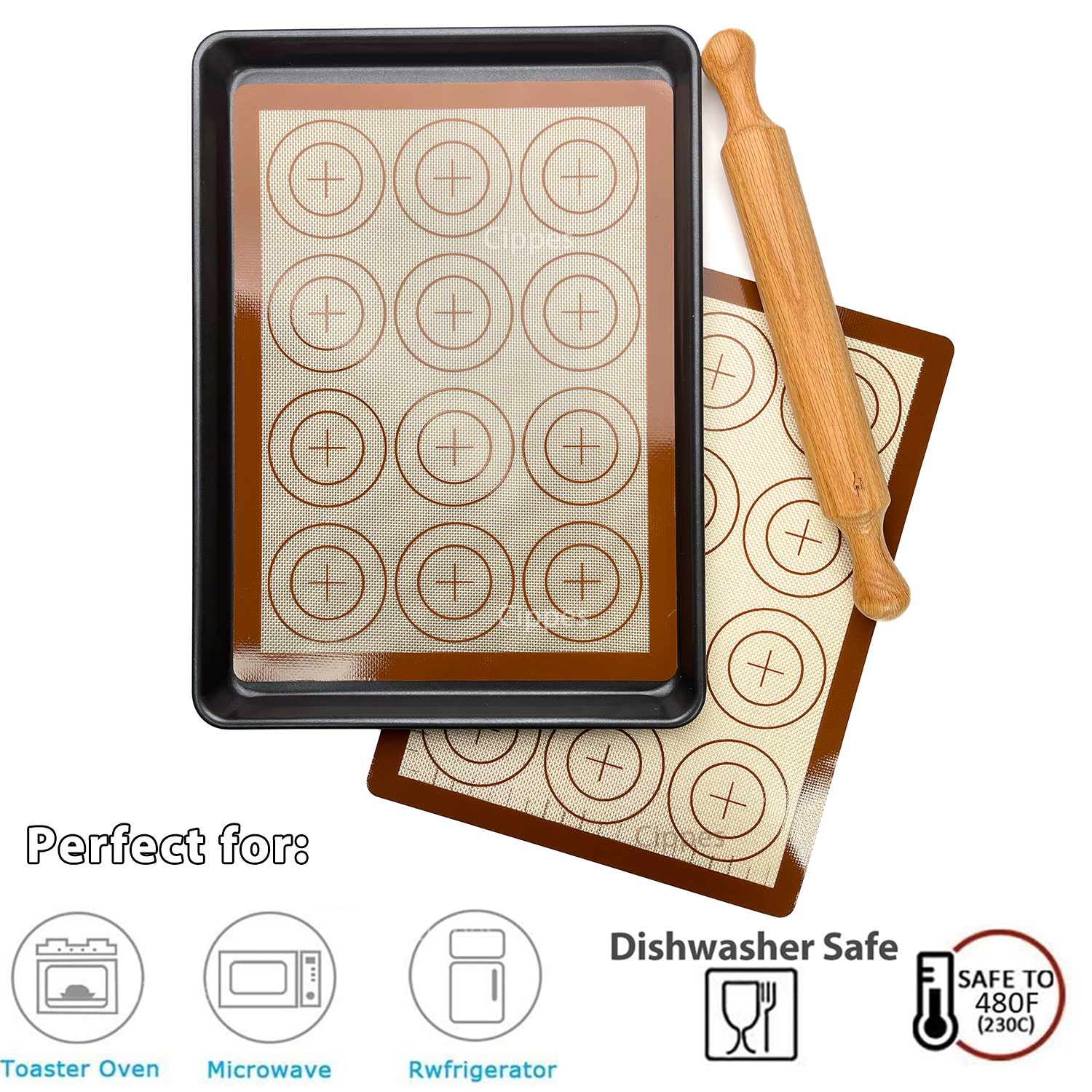 1PC Silicone Baking Mat for Ov – обзор и цена Camping Cooking Mat