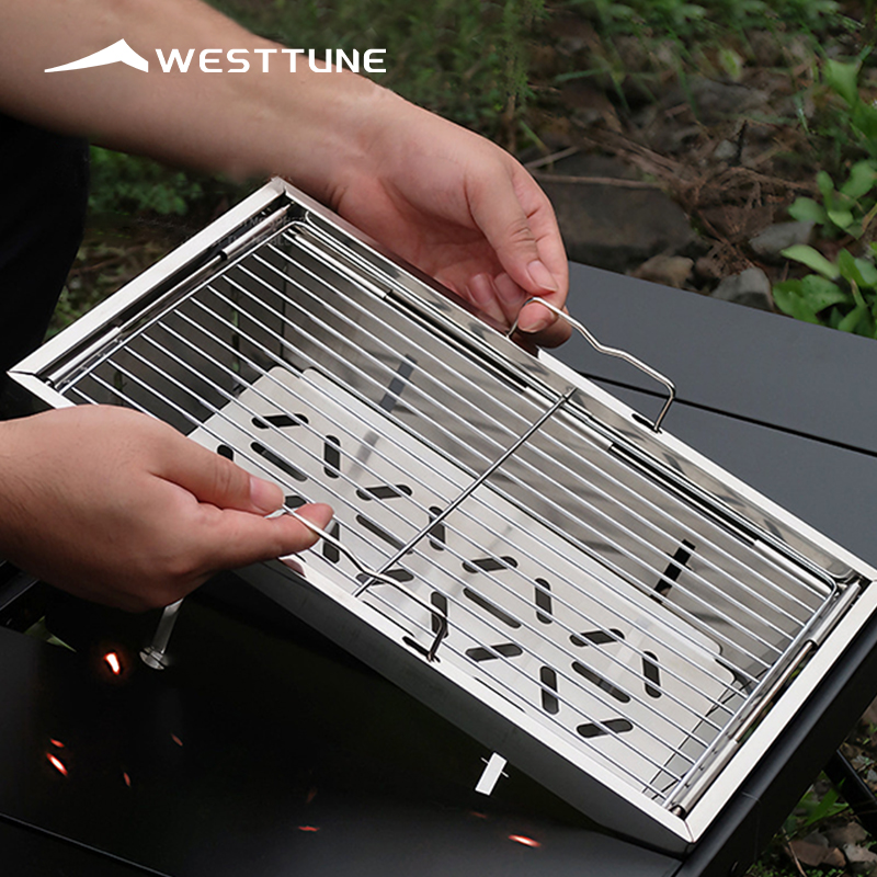 WESTTUNE IGT Barbecue Grill Fo – обзор и цена Camping Cooking Open Fire