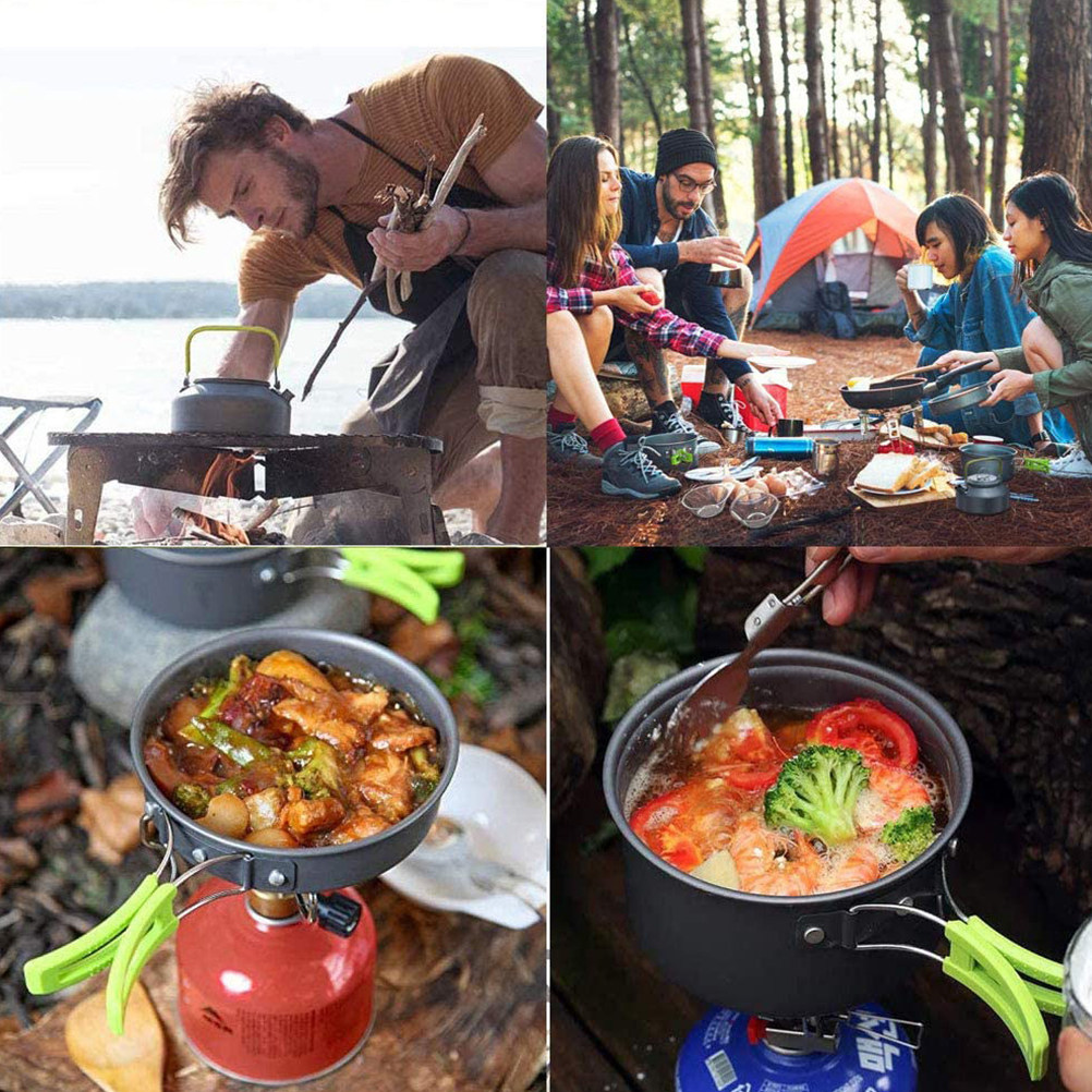 1Set Outdoor Camping Cookware  – обзор и цена Quality Camping Cooking Set