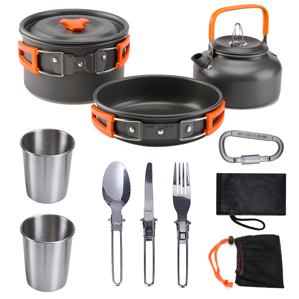 High Quality Aluminium Camping – обзор и цена Quality Camping Cooking Set