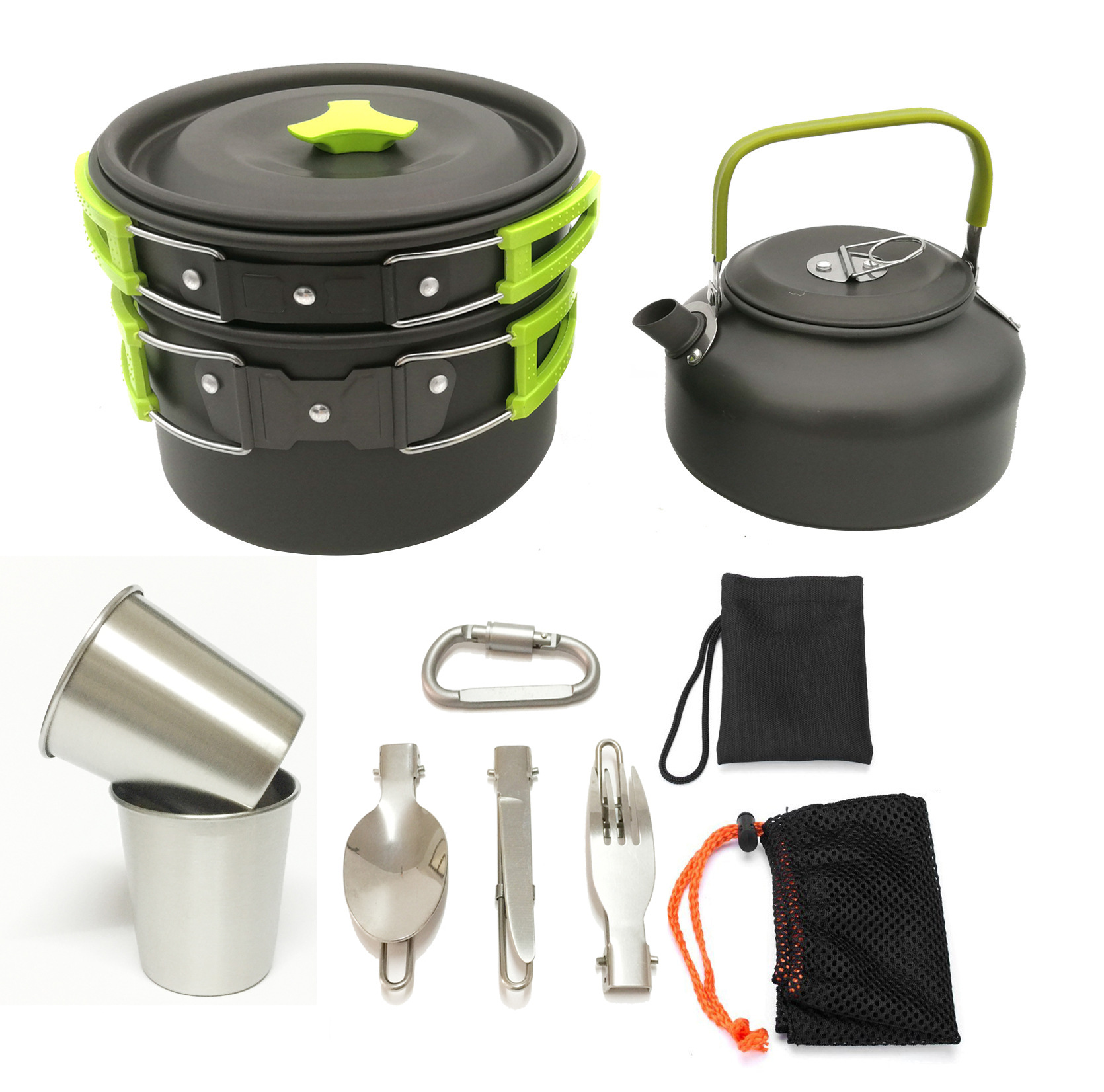 High Quality Aluminium Camping – обзор и цена Quality Camping Cooking Set