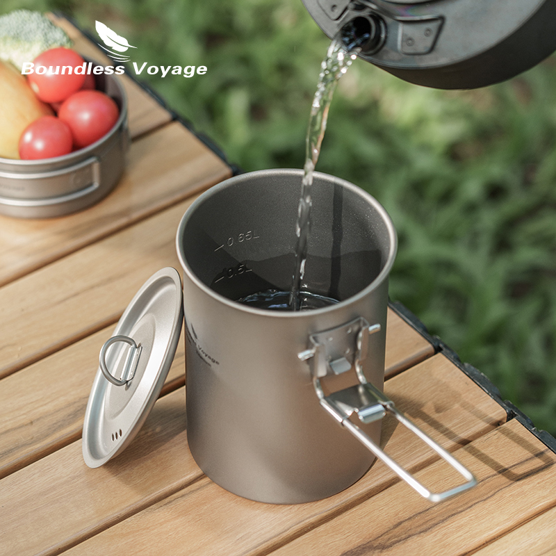 Boundless Voyage 900ml Titaniu – обзор и цена Camping Cooking Cup