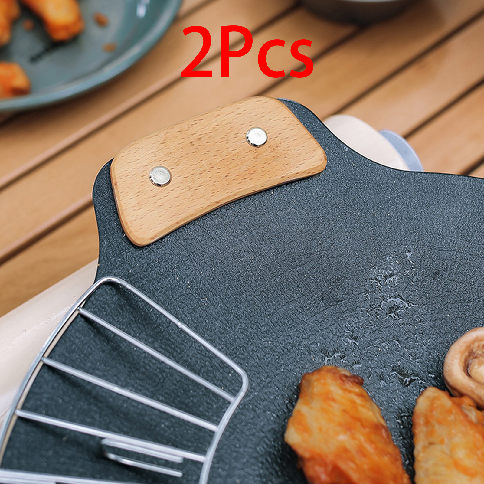 Solid Wood Barbecue Pan Heat R – обзор и цена Camping Cooking Cupboard