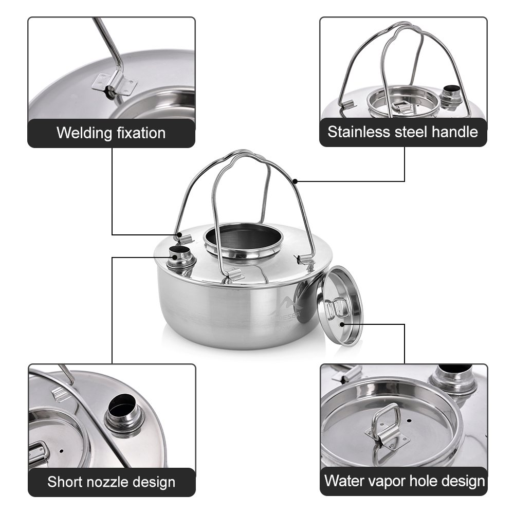 Widesea Camping Outdoor 1.7L S – обзор и цена Camping Cooking Cup