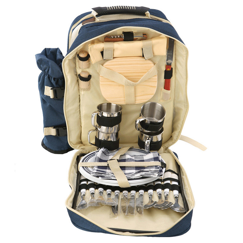 Portable 4 Persons Picnic Back – обзор и цена Camping Cooking Set With Bag