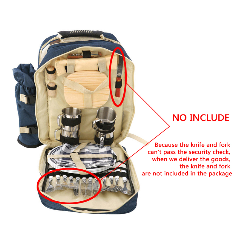 Portable 4 Persons Picnic Back – обзор и цена Camping Cooking Set With Bag
