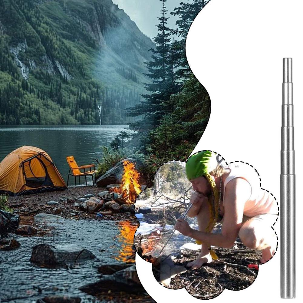 Stainless Steel Telescopic Fir – обзор и цена Camping Cooking Youtube