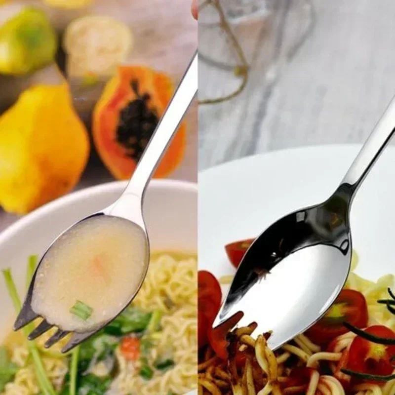 5pcs Spork Set Soup Spoon Tabl – обзор и цена Camp Spork Set