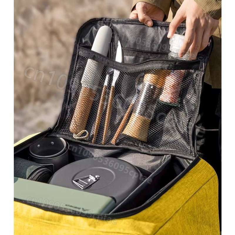 Portable Camping Cookware Set  – обзор и цена Camping Cooking Set With Bag