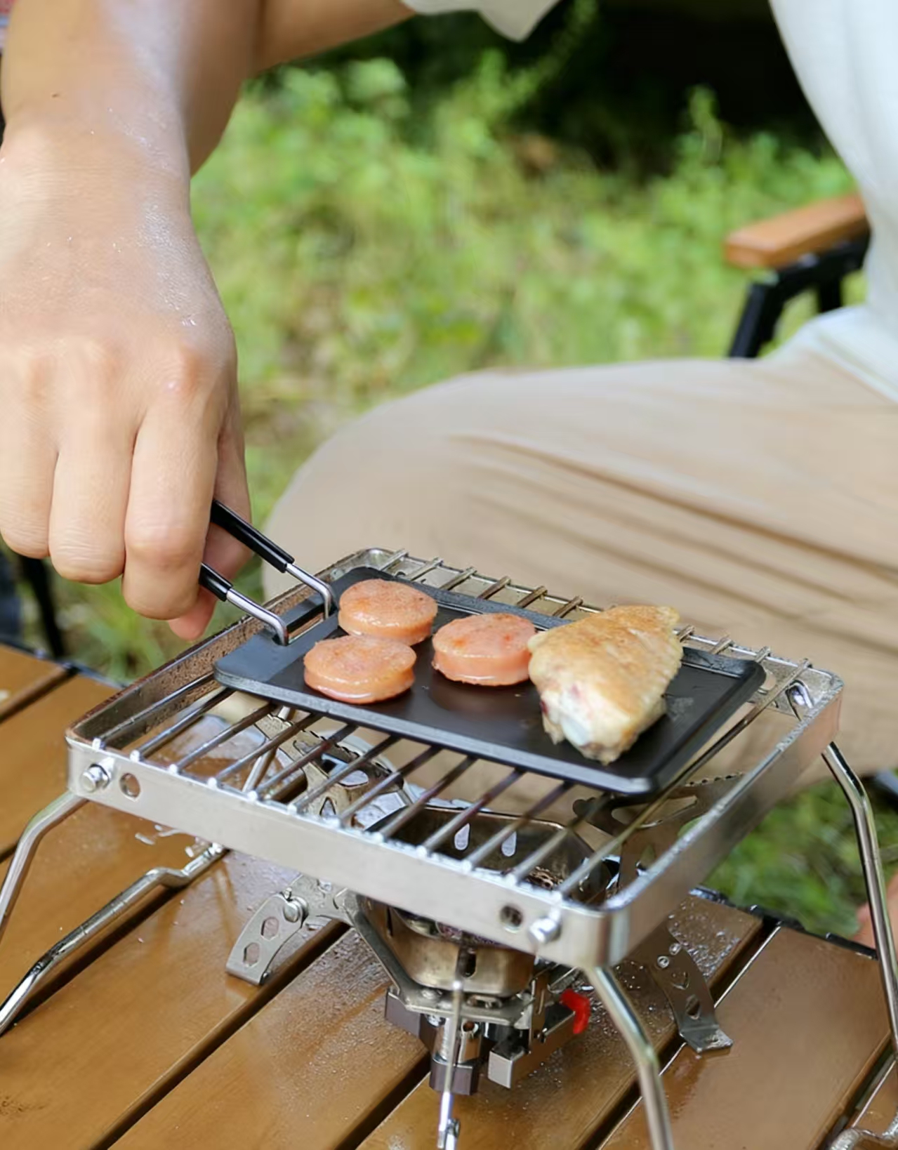 Small Camping Frying Pan Mini  – обзор и цена Camping Cooking Tray