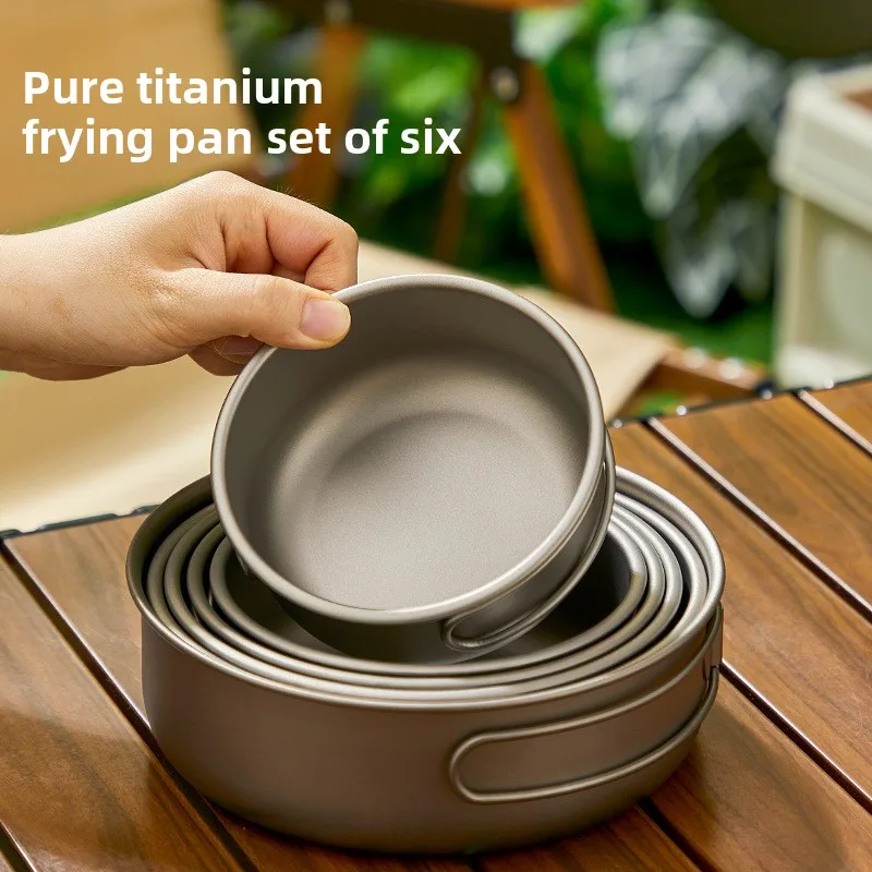 Titanium Outdoor Pot Set Picni – обзор и цена Camping Cooking Set With Bag