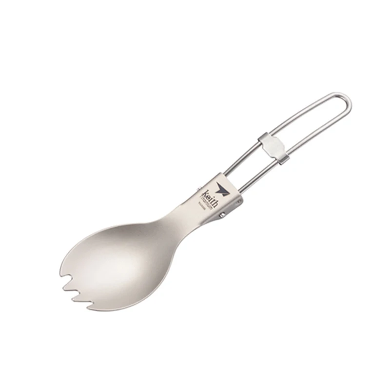 Keith Titanium Spork Foldable  – обзор и цена Camping Cooking Meals