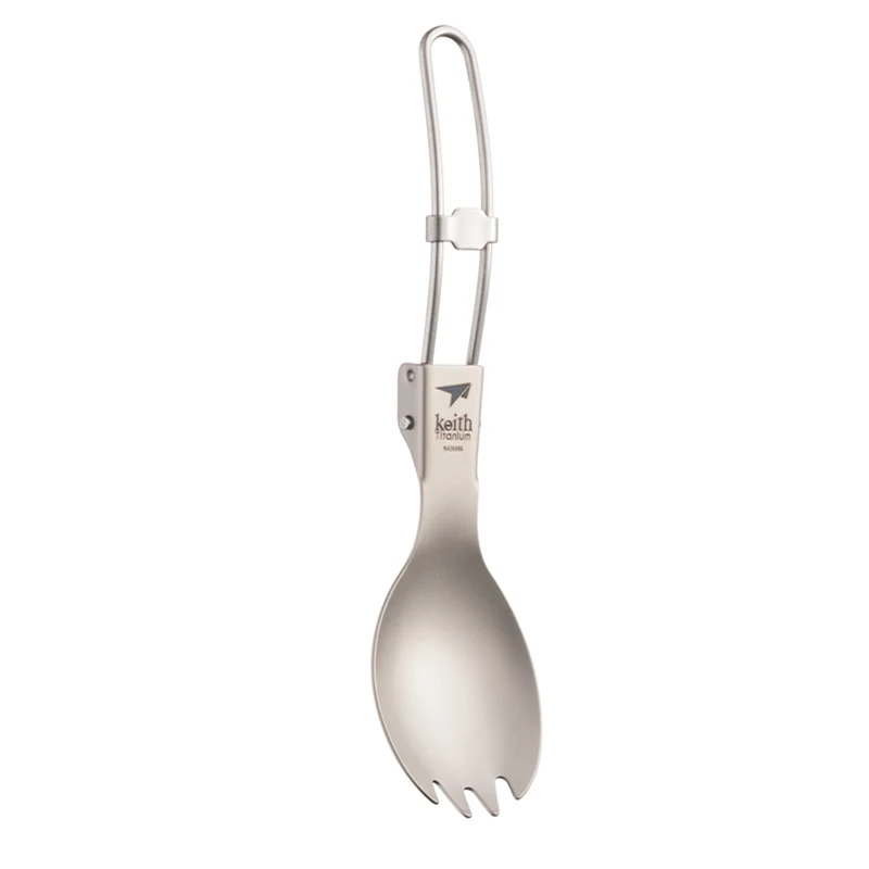 Keith Titanium Spork Foldable  – обзор и цена Camping Cooking Meals