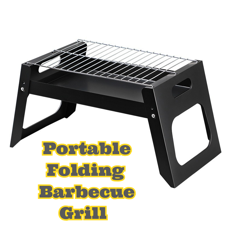 Portable Charcoal BBQ Grill Fo – обзор и цена Camping Cooking Grill