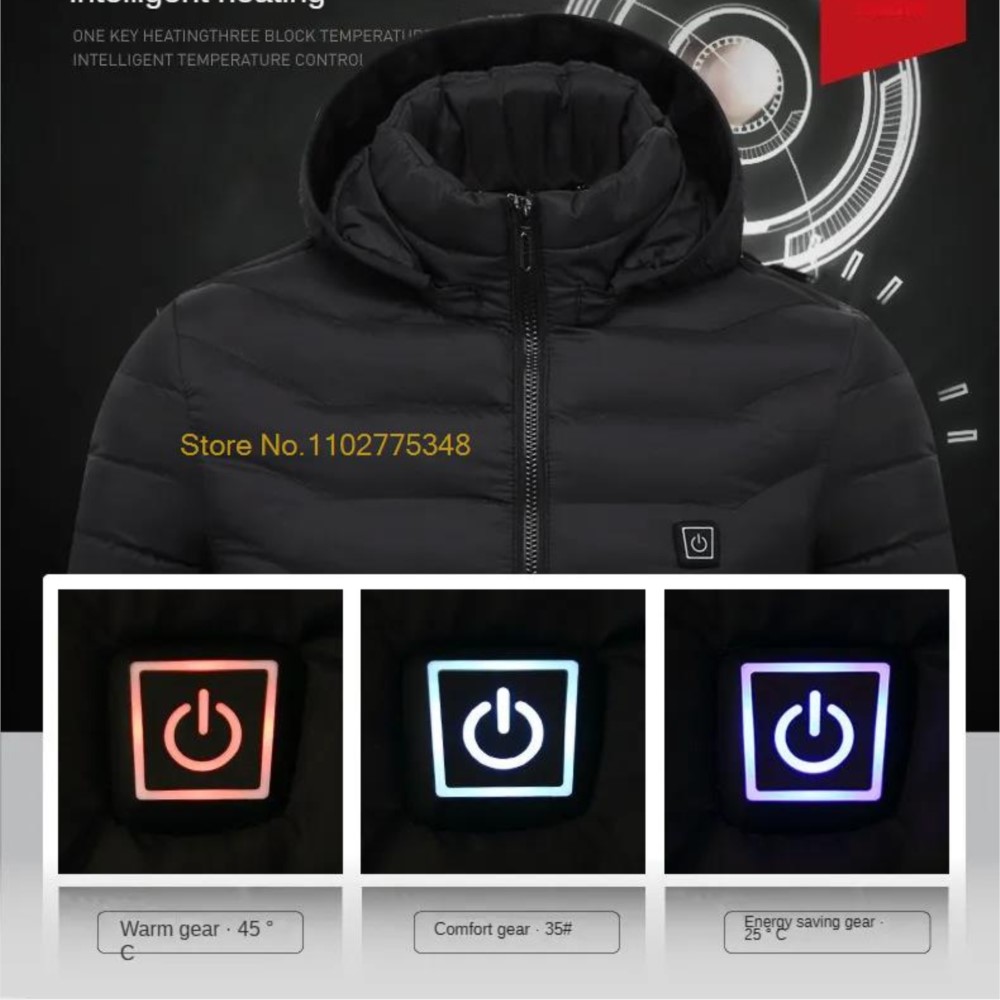Heated Jacket Men Women Cold-P – обзор и цена Camping Cooking Windbreak