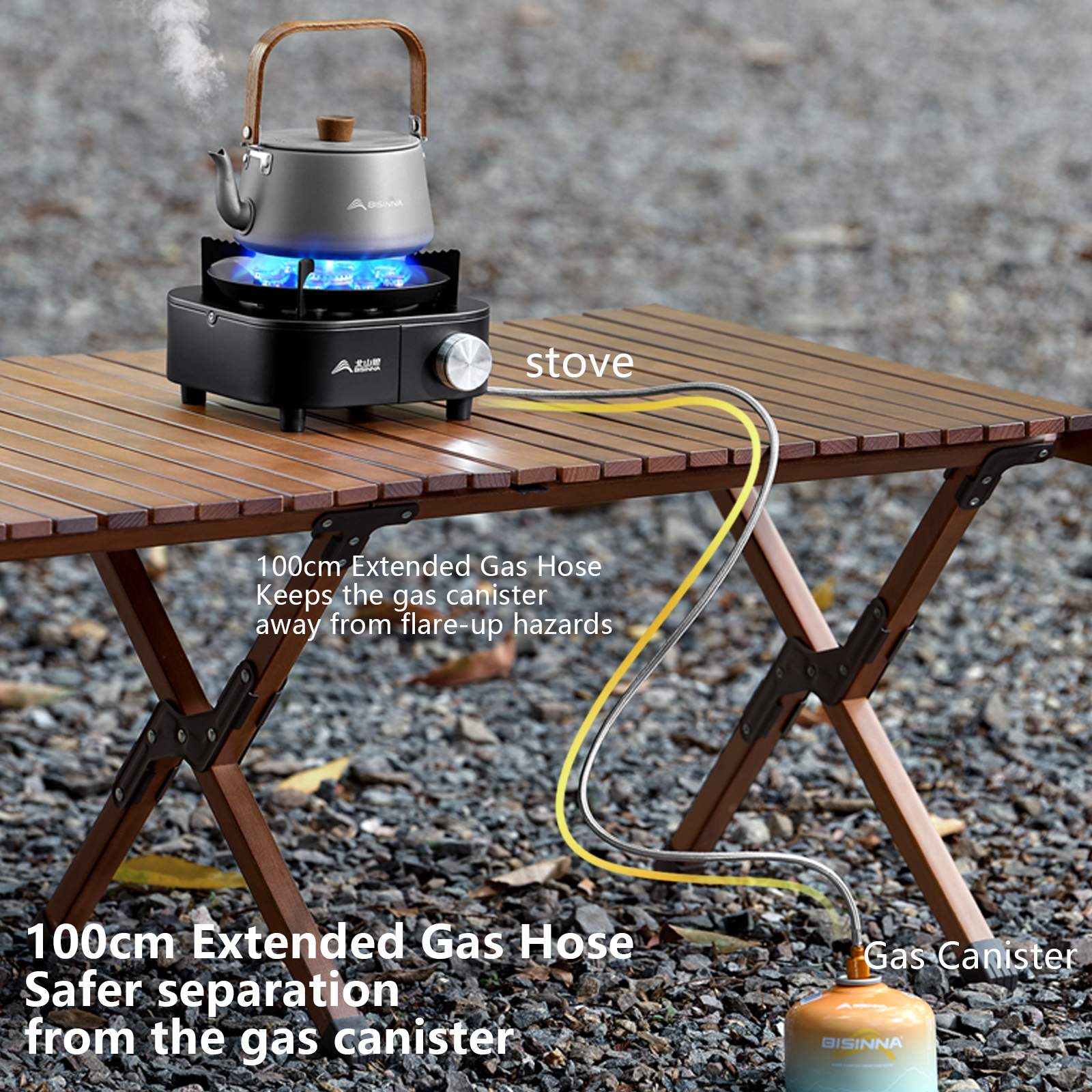 BISINNA Portable Camping Gas S – обзор и цена Camping Cooking Butane